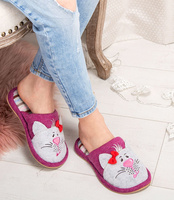 Kapcie damskie Natural Style NS-226 Różowe