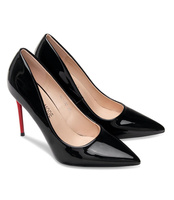 Czółenka damskie Laura Mode QL-132 Czarne