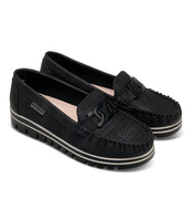 Mokasyny damskie Skotnicki P-3-0502 Czarne