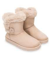 Śniegowce damskie Abloom BM-576 Beżowe