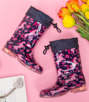 Kalosze dziecięce Lano FMTT-09 Pink/Navy