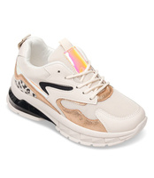 Buty sportowe Foreverfolie F3236 Szampańskie