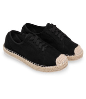 Półbuty damskie Ideal Shoes U-6270 Czarne