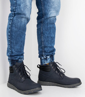 Trapery męskie TR-4/Q0620 Granatowe