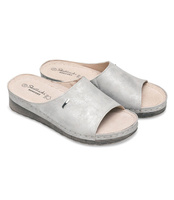 Klapki damskie Skotnicki S-3-0531 Srebrne