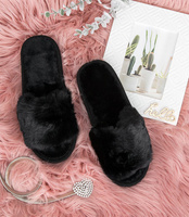 Kapcie damskie Lano K-3/G10 Czarne