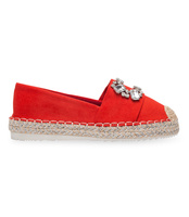 Espadryle damskie Bestelle Y931-9 Czerwone