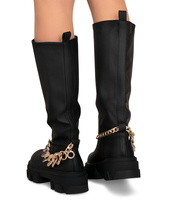 Kozaki damskie Joalice F07 Czarne