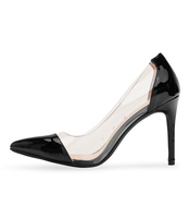 Czółenka damskie Bestelle B1639-47 Czarne