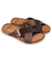 Klapki męskie Inblu GG-07 Brązowe