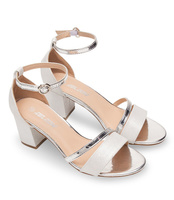 Sandałki damskie Abloom A3076 Srebrne