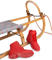 Trapery damskie Bestelle WNH-1 Czerwone