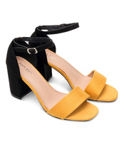 Sandałki damskie Sixth Sens X-117 Żółte