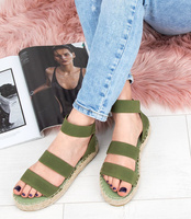 Sandałki damskie Coura 5905 Zielone