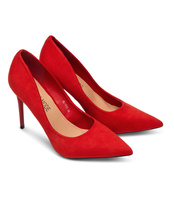 Czółenka damskie Laura Mode QL-113 Czerwone