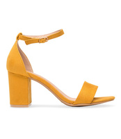 Sandałki damskie Laura Mode QL-81 Żółte