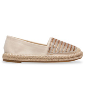 Espadryle damskie Ideal Shoes A-9259 Beżowe