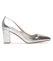 Czółenka damskie Abloom A120-2 Srebrne