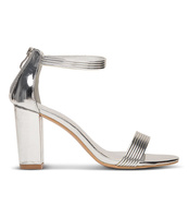 Sandałki damskie Style Shoes 6716 Srebrne