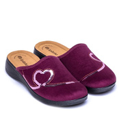 Kapcie damskie Inblu RA-65 Śliwkowe