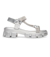 Sandałki damskie Shoesita K-8053 Srebrne