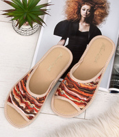 Kapcie damskie Natural Style NS-056 Brązowe