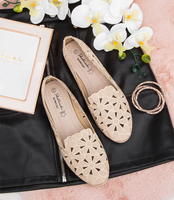 Balerinki damskie Skotnicki P-3-0568A Beżowe