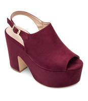 Sandałki damskie Tina's 8263G Bordowe