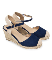 Sandałki damskie Sixth Sens 888-26 Granatowe