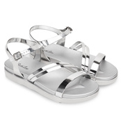 Sandałki damskie Sixth Sens H65 Srebrne