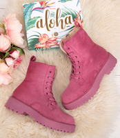 Botki damskie Lady Glory HQ270 Różowe