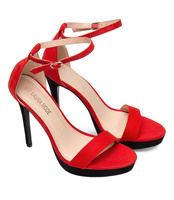 Sandałki damskie Laura Mode QL-121 Czerwone