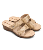 Klapki damskie Inblu 26-78 Piaskowe