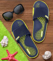 Klapki młodzieżowe basenowe Lano KL-3/6168-X2-B Green/Navy