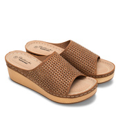 Klapki damskie Skotnicki KL-3/4012 Brązowe