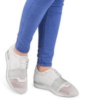 Buty sportowe damskie N/M KS-1117 Białe