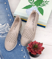 Półbuty damskie Skotnicki P-3-0597 Beżowe