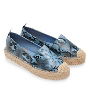 Espadryle damskie Bestelle L177 Niebieskie