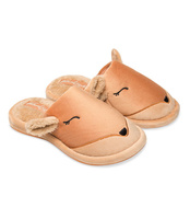 Kapcie damskie Natural Style NS-266 Brązowe