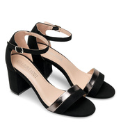 Sandałki damskie Laura Mode QL-110 Czarne