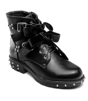 Botki damskie Abloom C1119 Czarne