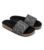 Klapki damskie Skotnicki KL-3-0510B Silver/Black