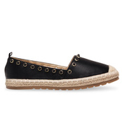 Espadryle damskie Ideal Shoes H-6556 Czarne