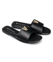 Klapki damskie Laura Mode F-27 Czarne