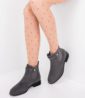 Botki damskie Ideal Shoes C-7203 Szare