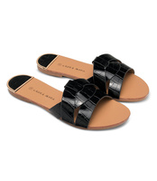 Klapki damskie Laura Mode K-27 Czarne