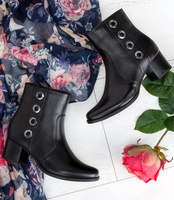 Botki damskie Pesco 1986 Czarne