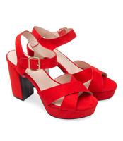 Sandałki damskie Bello Star CB56 Czerwone