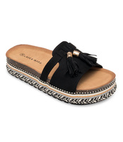 Klapki damskie Laura Mode F-05 Czarne