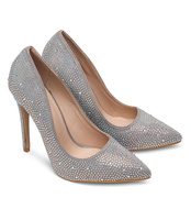 Czółenka damskie Mulanka B-83 Szare